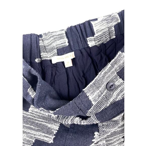 Anthropologie Skies Are Blue Button Front Waist Tie Shorts - Picture 5 of 5